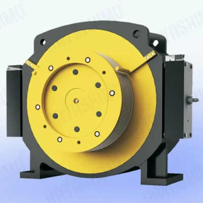 YELLOW XIZI ELEVATOR TRACTION MACHINE