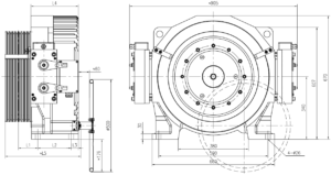 YELLOW TORIN TRACTION MACHINE