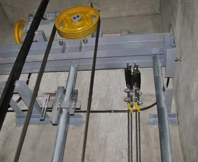 Elevator MRL Motor Base with Beam