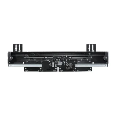 4‑panel center opening landing door device