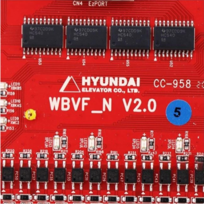 Hyundai Elevator Inverter Drive Board WBVF-N V2.0 - Image 4