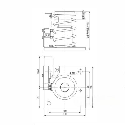 OH-025 Elevator Hydraulic Buffer | EN 81-20/50 Certified Buffer - Image 2