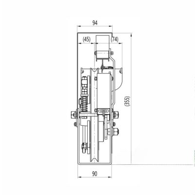 Elevator Overspeed Governor OX-240F - Image 3