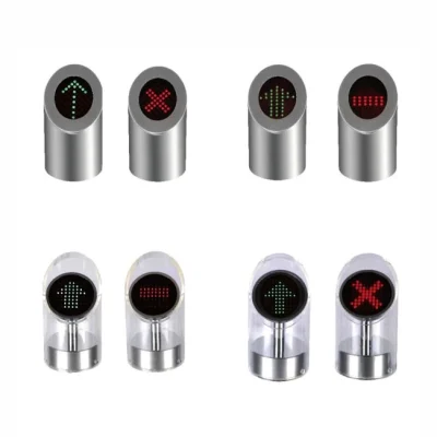 Escalator running direction indicator light